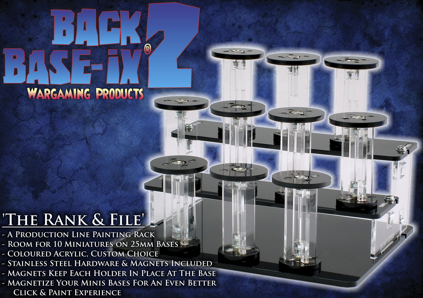 The RAF (Rank & File) Painting Rack 10 Model, Acrylic – Back 2 Base-ix ...